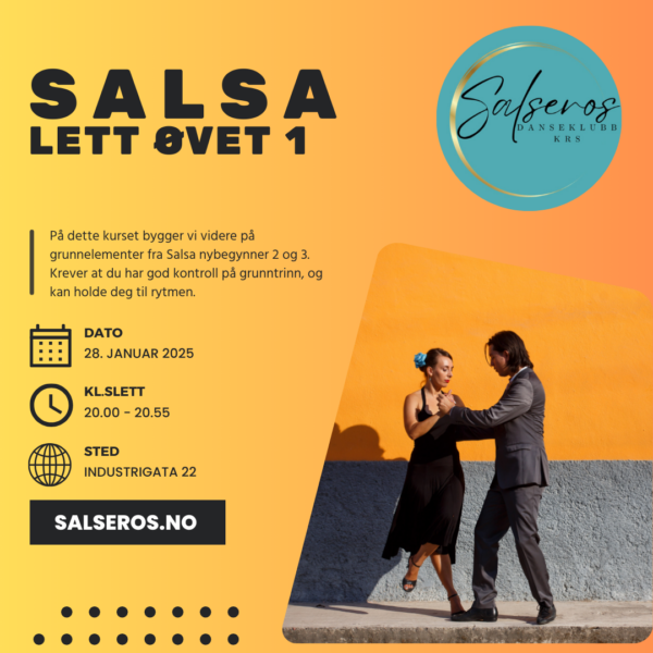 Salsa Lett Øvet 1. Oppstart 28 januar - 5 uker.