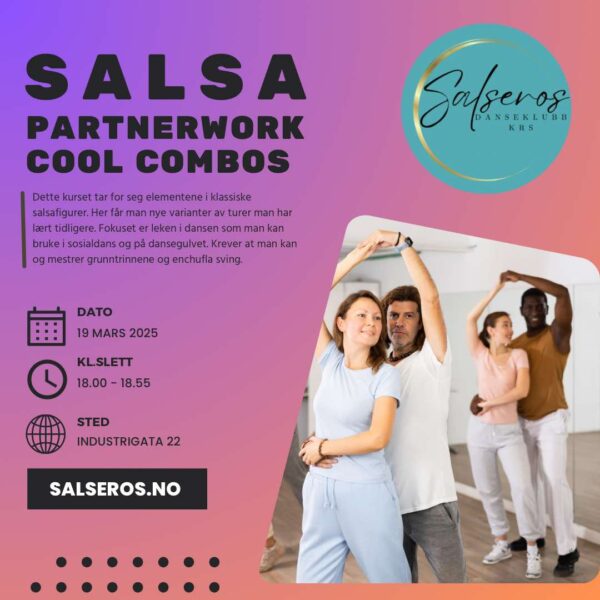 Salsa Cool Combos med Pablo! Oppstart 19. Mars - 5 uker.